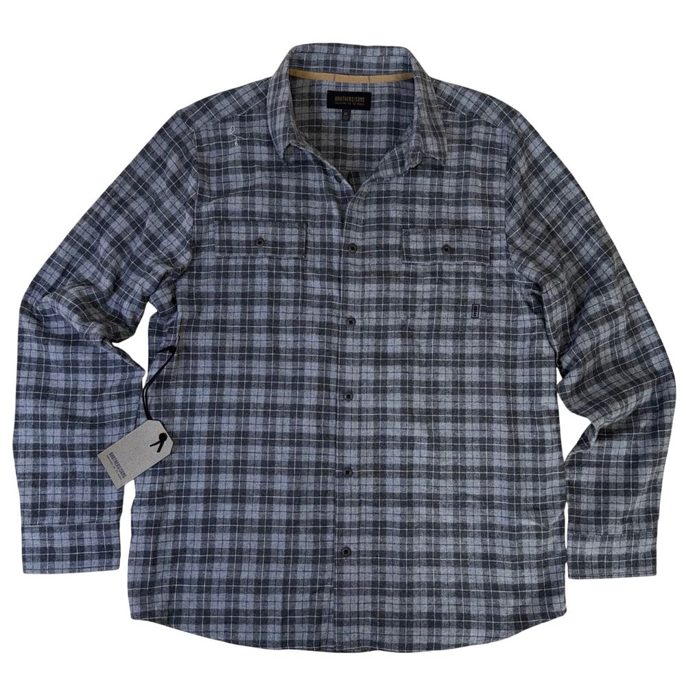 Royal Robbins Men's XL Plaid Long Sleeve Shirt - Modal Blend Travel Hiking